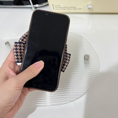 Bow Houndstooth Phone Case