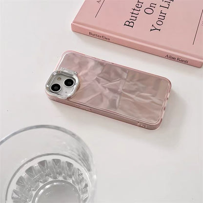 Phone Textured Case Stand Holographic
