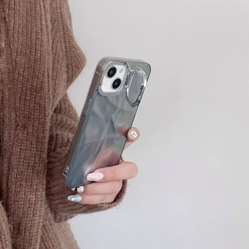 Phone Textured Case Stand Holographic