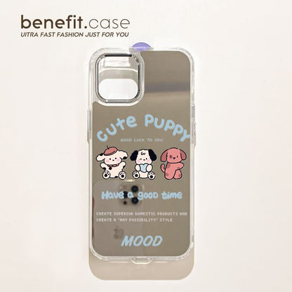 Phone Mirrored Case Dog