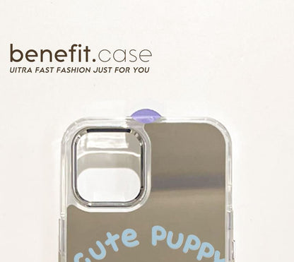 Phone Mirrored Case Dog