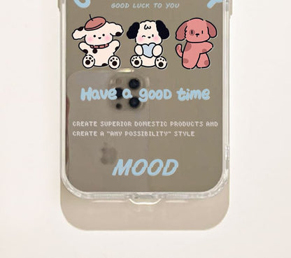 Phone Mirrored Case Dog