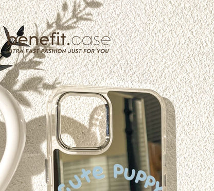 Phone Mirrored Case Dog