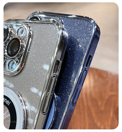 Glitter Stand Case Ring Phone