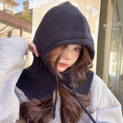 SampleButtoned Knit Balaclava
