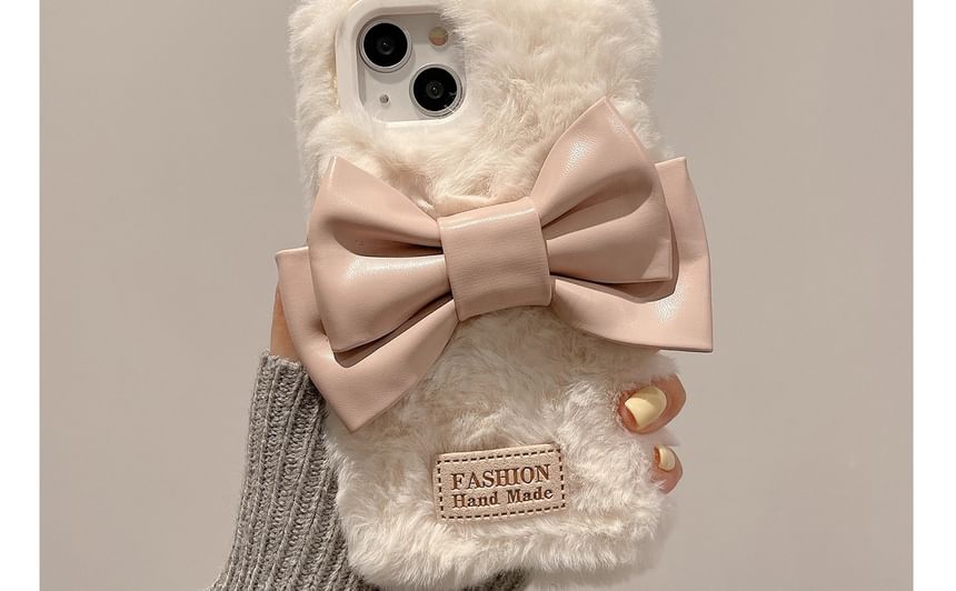 Bow Phone Chenille Case