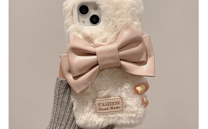 Bow Phone Chenille Case