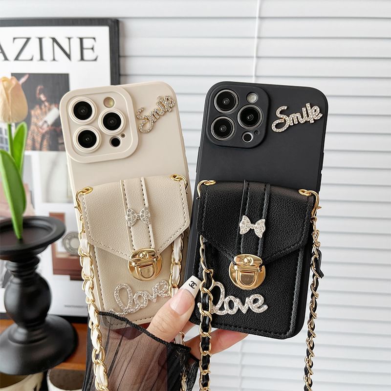 Card Lettering Holder Phone Case
