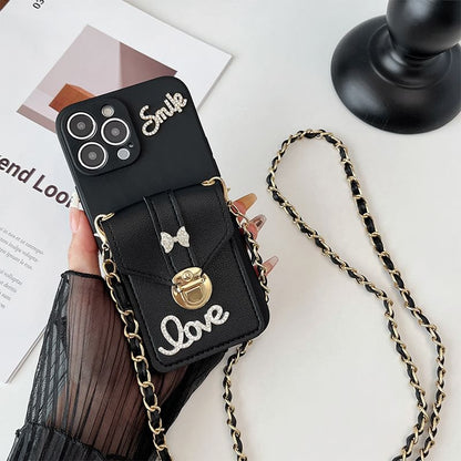 Card Lettering Holder Phone Case