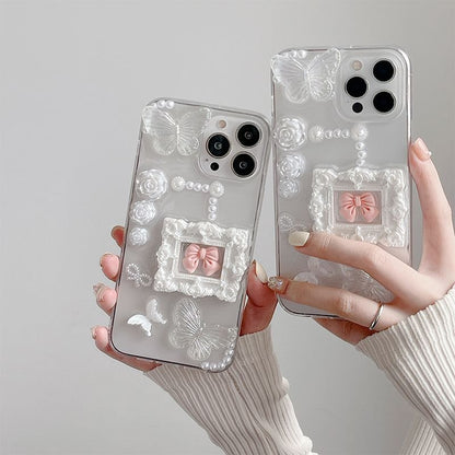 Phone Bow Floral Case