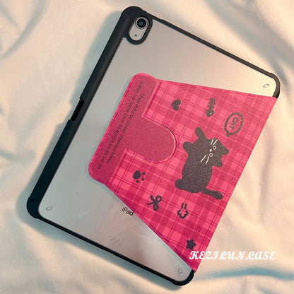 iPad Cat Case Plaid