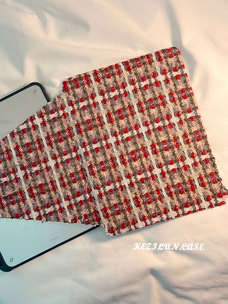 iPad Plaid Knit Case