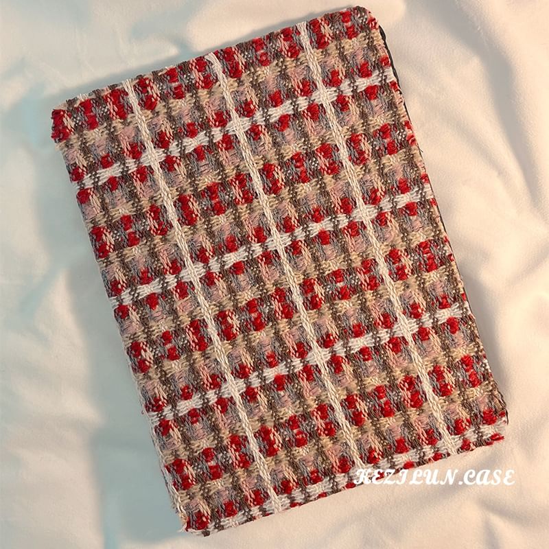 iPad Plaid Knit Case