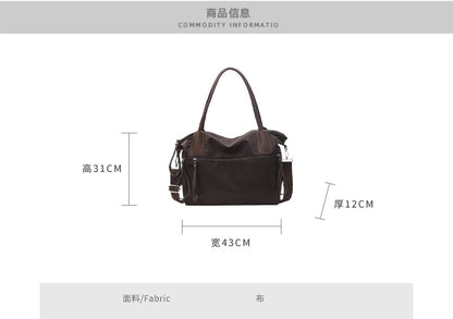 Multi-Pocket Tote Bag