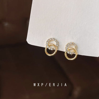 Ear Cuff Hoop Rhinestone Alloy