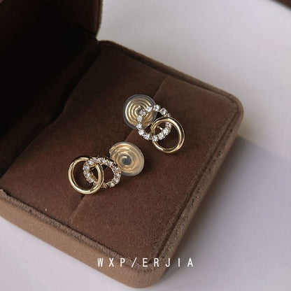 Ear Cuff Hoop Rhinestone Alloy