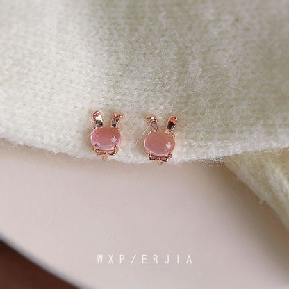 Alloy Cuff Faux Gemstone Ear Rabbit