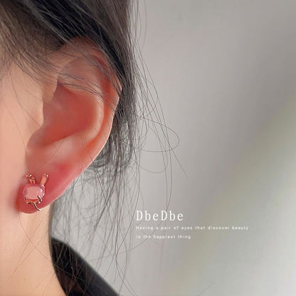 Alloy Cuff Faux Gemstone Ear Rabbit