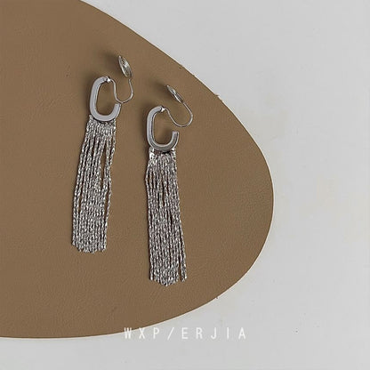Alloy Ear Cuff Fringed