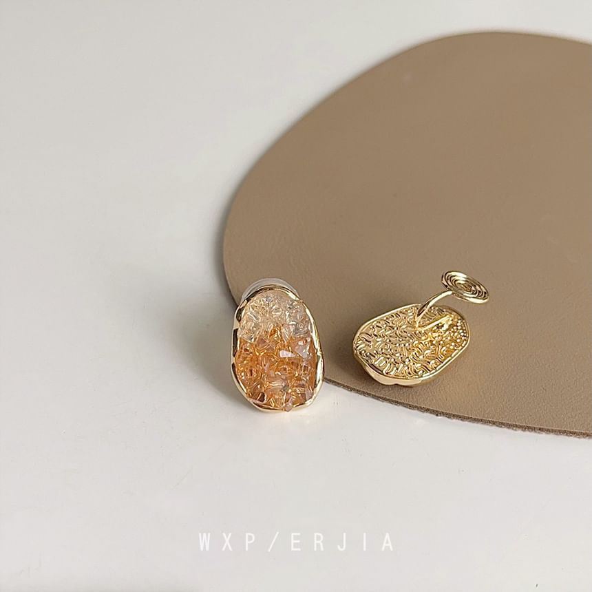 Irregular Faux Alloy Cuff Ear Crystal