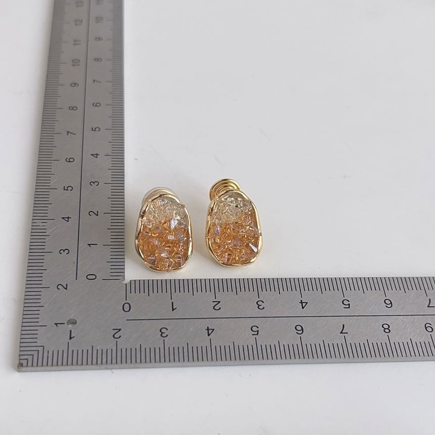 Irregular Faux Alloy Cuff Ear Crystal