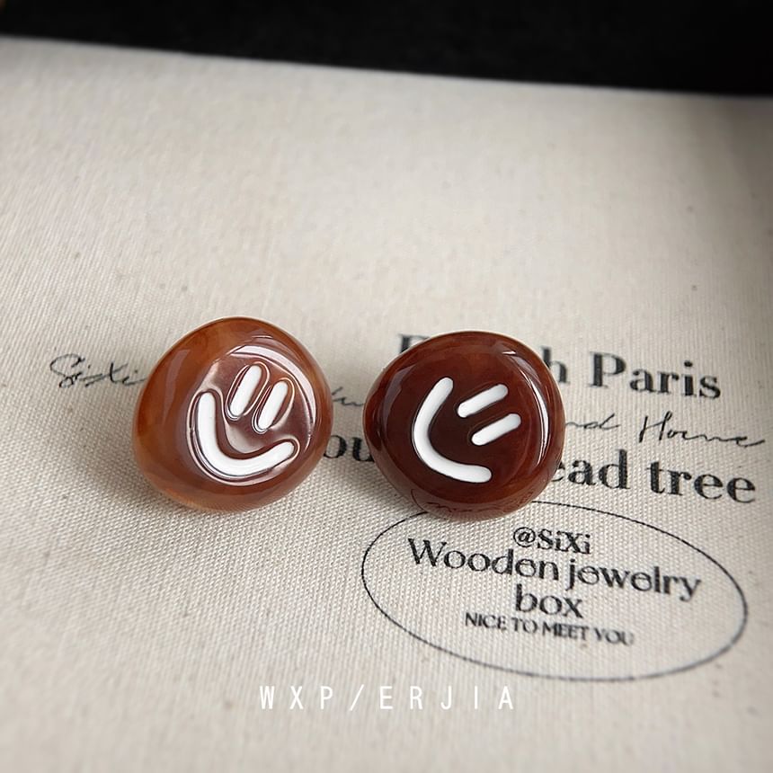 Asymmetrical Acetate Ear Cuff Smiley