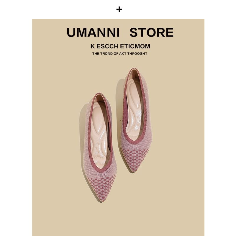 Kitten-Heel Pumps Pointed