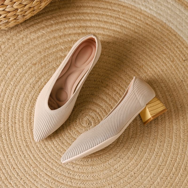 Pointed Pumps Low-Heel