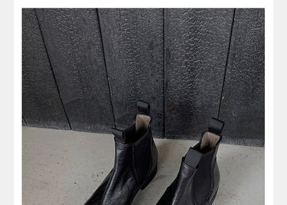 Short Chelsea Boots Faux Leather