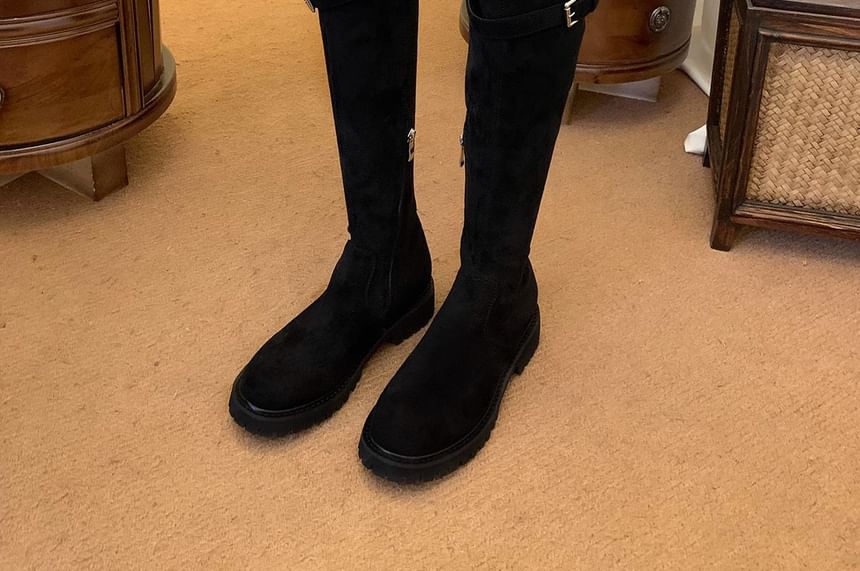 Boots Folded Over-The-Knee