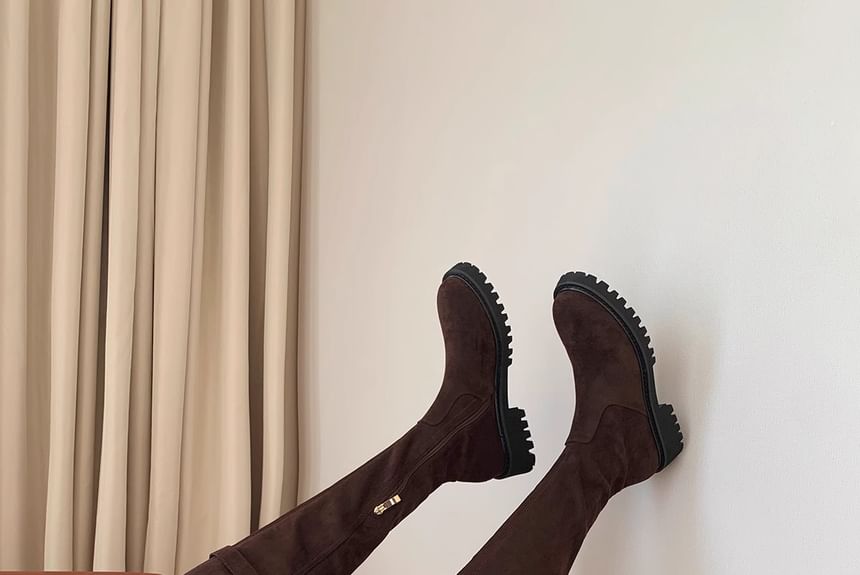 Boots Folded Over-The-Knee