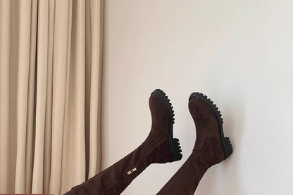 Boots Folded Over-The-Knee
