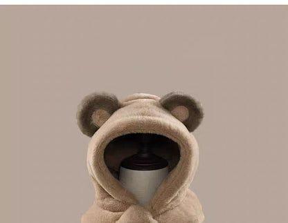 Ear Trapper Scarfed Hat Bear