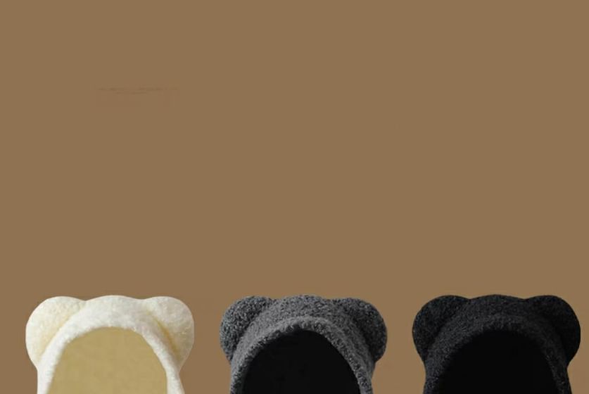 Ear Hat Bear Bonnet Fleece
