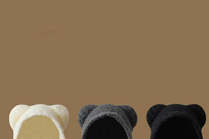 Ear Hat Bear Bonnet Fleece