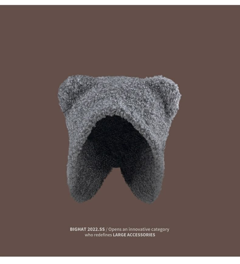 Ear Hat Bear Bonnet Fleece