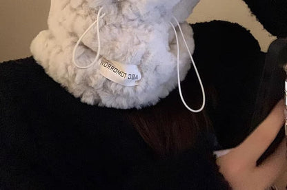 Fleece Bear Hat Trapper Ear