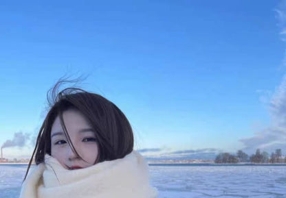Fringed Plain Scarf