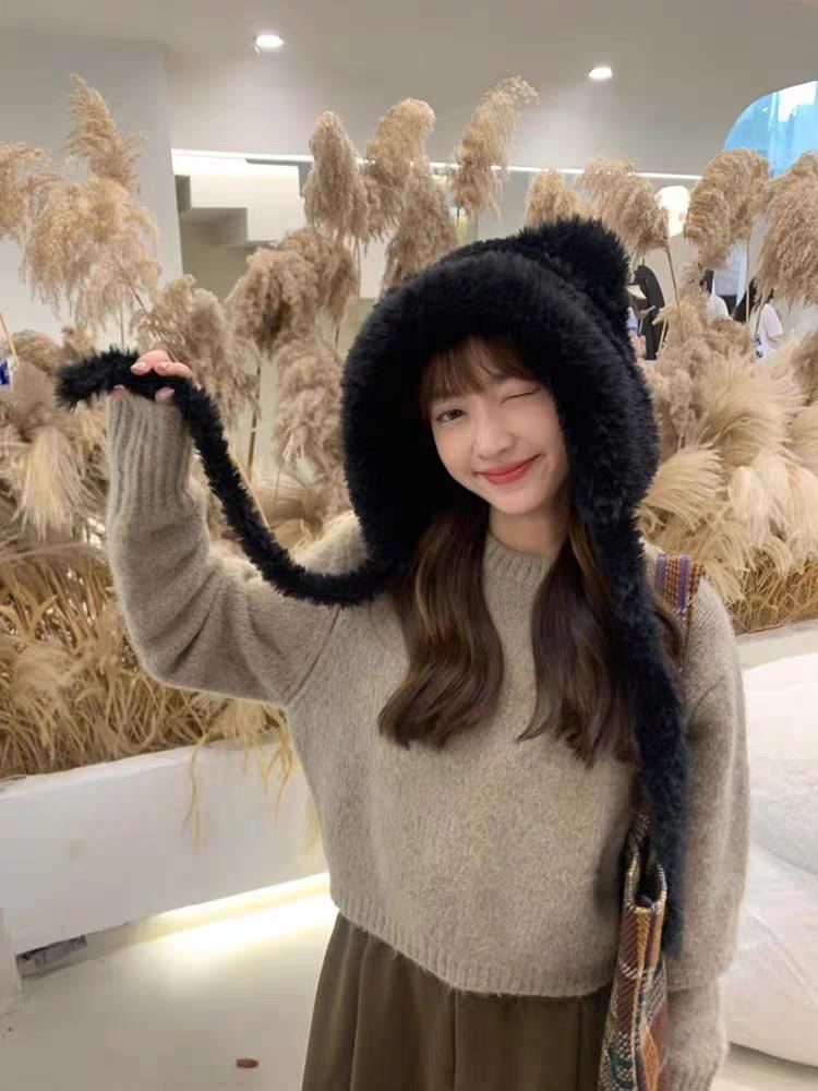 Ear Trapper Bear Fleece Hat