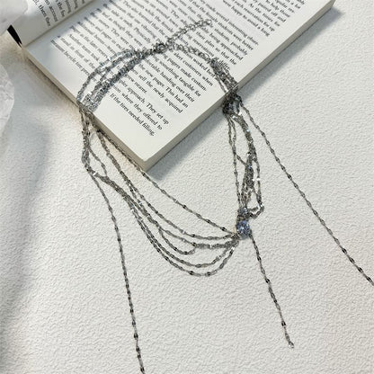 Layered Rhinestone Choker