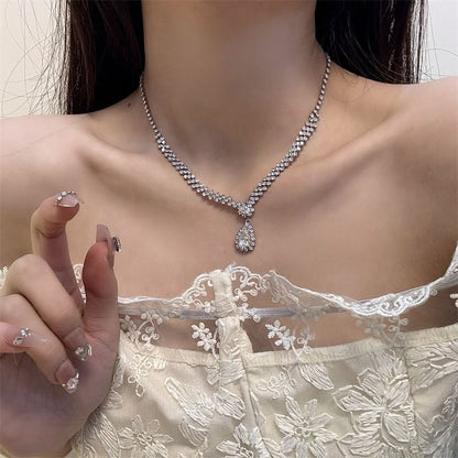 Necklace Drop Rhinestone