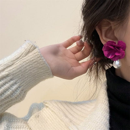 Rose Drop Earring