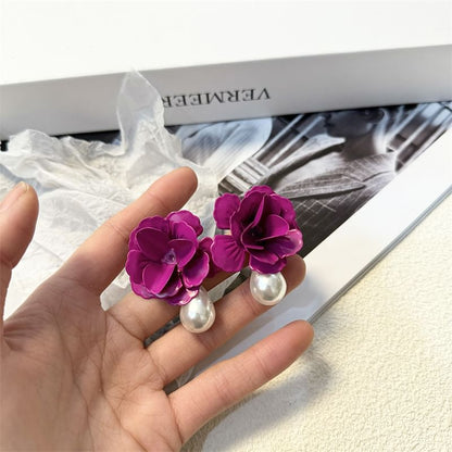 Rose Drop Earring