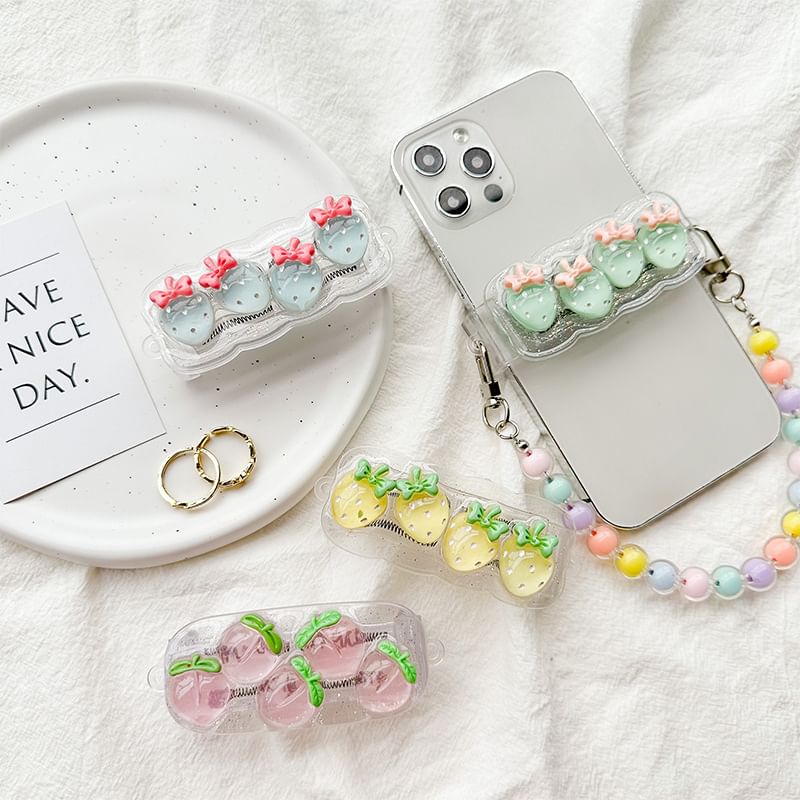 Clip Phone Fruit (Various for Designs) Lanyard