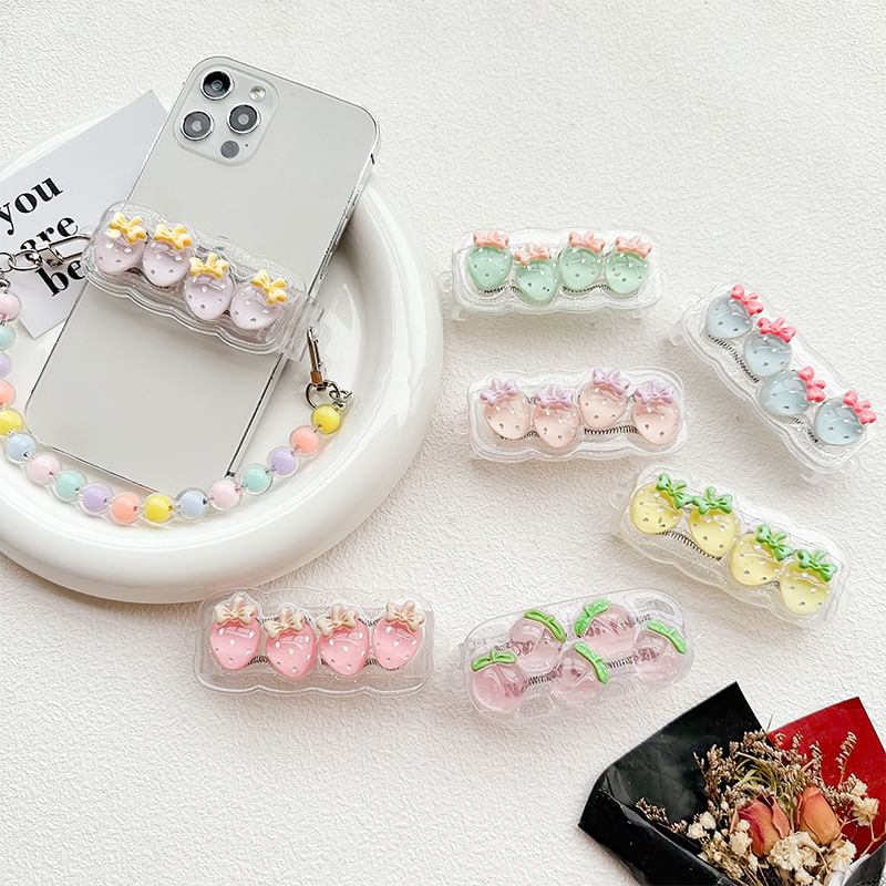 Clip Phone Fruit (Various for Designs) Lanyard