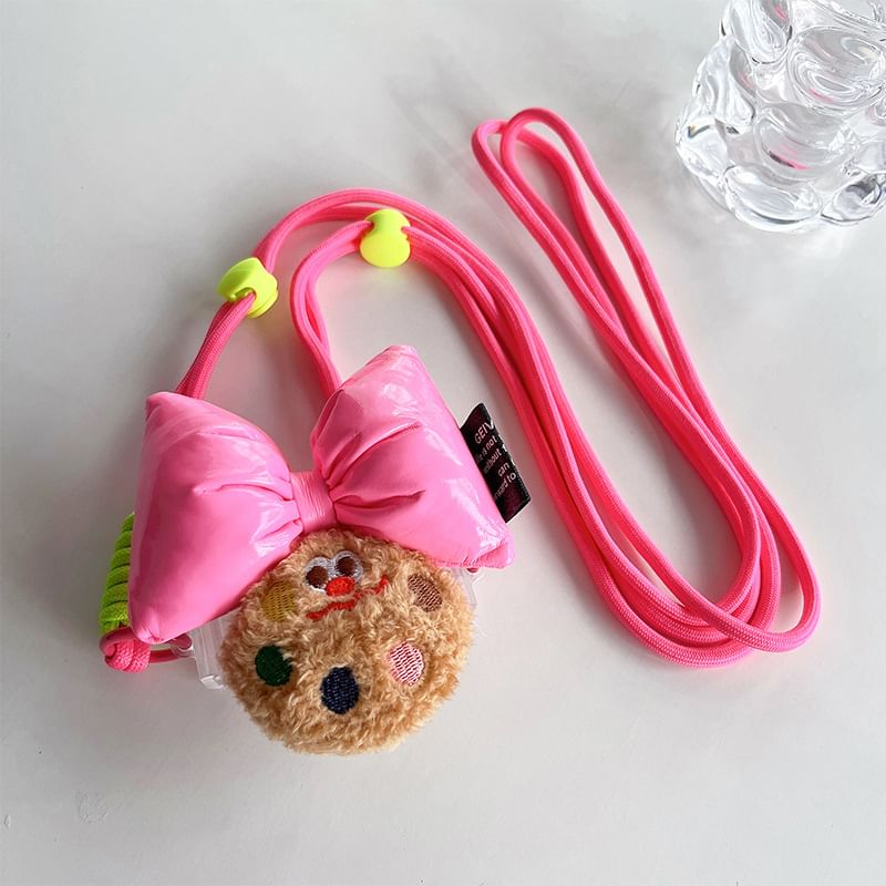 Set / Cookie Lanyard Phone Bow Clip