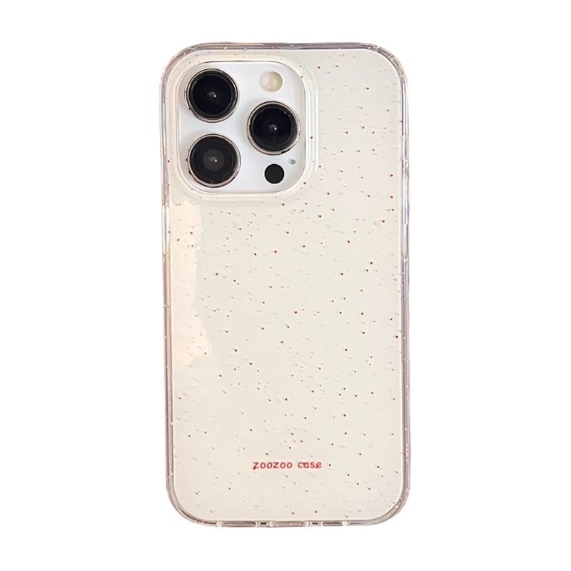 Phone Splattered Pom Bell Case