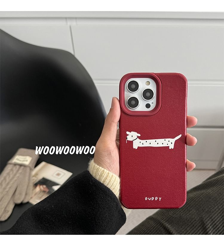 Dog Pom Case Bell Phone
