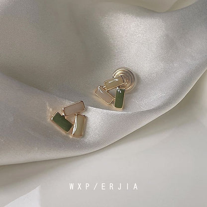 Geometric Earring Clip-On Glaze