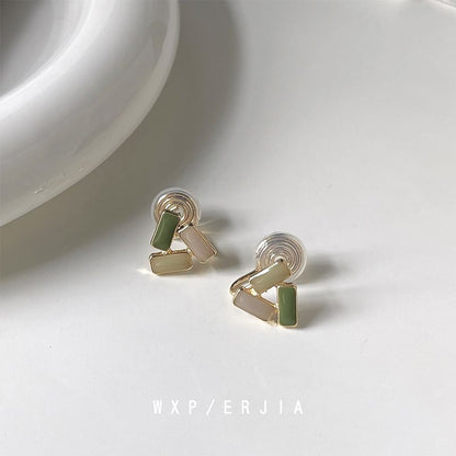 Geometric Earring Clip-On Glaze